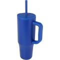 Brady 900 ml RCS sertificēta izolēta glāze ar silikona salmiņu, Karaliski zils