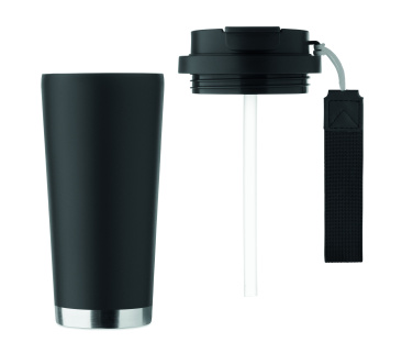 Logotrade korporatīvās dāvanas foto: Divsienu glāze 500ml