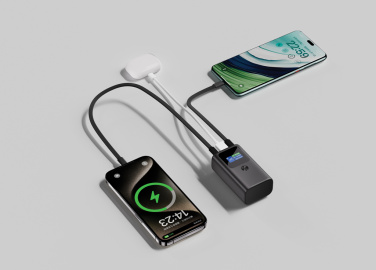 Logotrade dāvanas foto: Urban Vitamin Campbell 55W 10.000mAh kabatas izmēra power bank