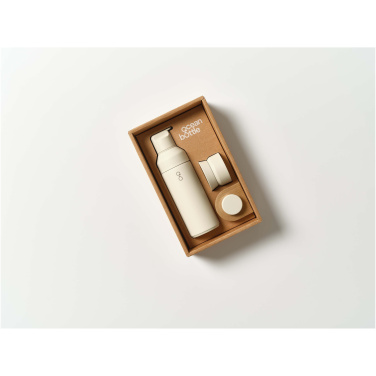 Logotrade ziemassvētku dāvanas foto: Okeāna pudele 500 ml 3-in-1 dāvanu komplekts