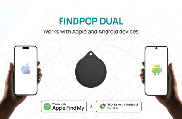 Logotrade ziemassvētku dāvanas foto: Findpop Dual RCS pārstrādātas plastmasas priekšmetu meklētājs IPX5
