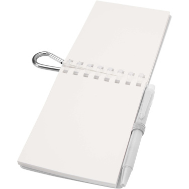 Logotrade Ideja dāvanas foto: Lig Mini pārstrādātu mīksto vāku piezīmju grāmatiņas un lodīšu pildspalvas komplekts āra lietošanai (melna tinte)