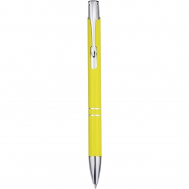 Логотрейд бизнес-подарки картинка: Алюминиевая шариковая кнопочная ручка Moneta (Синяя чернила)