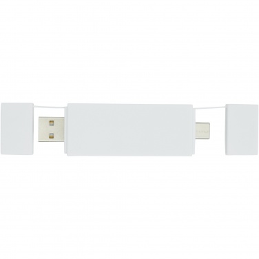 Лого трейд бизнес-подарки фото: Mulan Двойной USB 2.0-хаб