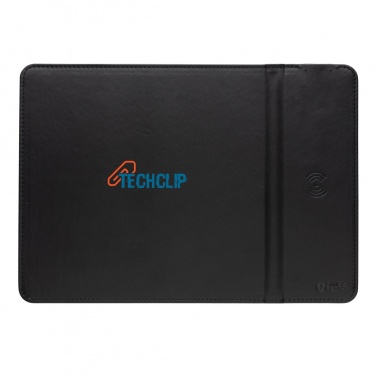 Логотрейд pекламные подарки картинка: Коврик для мыши Swiss Peak RCS из переработанного полиуретана мощностью 10 Вт с беспроводной зарядкой