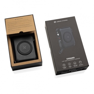 Логотрейд бизнес-подарки картинка: Универсальное зарядное устройство Urban Vitamin Oxnard 5 в 1 65 Вт