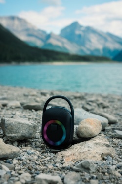 Лого трейд бизнес-подарки фото: Акустическая система Lightboom Clip мощностью 5 Вт из переработанного пластика RCS