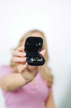 Логотрейд pекламные продукты картинка: Беспроводные наушники Lakewood RCS из переработанного и ремонтопригодного материала