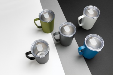 Лого трейд pекламные cувениры фото: Современная термокружка RCS из переработанной нержавеющей стали с крышкой