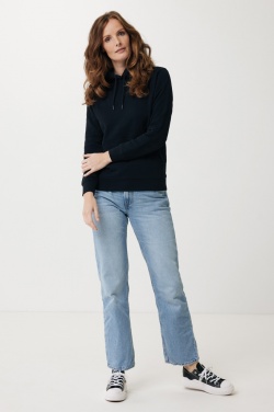 Лого трейд pекламные cувениры фото: Легкая толстовка с капюшоном Iqoniq Rila из переработанного хлопка