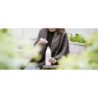 Лого трейд бизнес-подарки фото: Бутылка для питья Topflask Premium RCS из переработанной стали