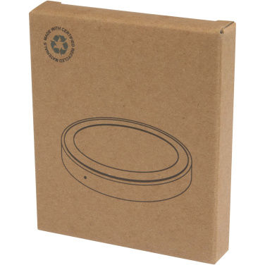 Логотрейд pекламные продукты картинка: Freal беспроводное зарядное устройство из переработанной пластмассы мощностью 15 Вт