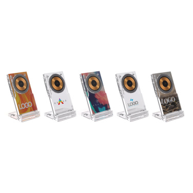 Логотрейд бизнес-подарки картинка: Магнитная беспроводная зарядная подставка Magcharge 15 Вт