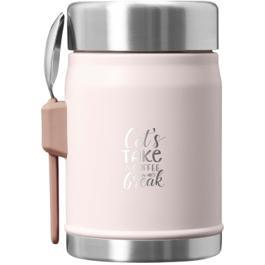 Логотрейд pекламные продукты картинка: Банка для еды объемом 400 мл с ложкой-вилкой Stanley Legendary