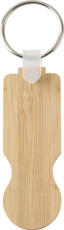 Ronan бамбуковый брелок для ключей в виде чемодана на колесах