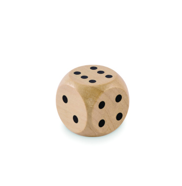 Лого трейд pекламные продукты фото: Schima wooden dice 3cm dia