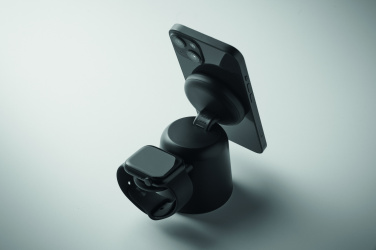 Логотрейд pекламные подарки картинка: 3 in 1 wireless charger 15W