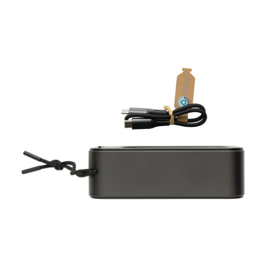 Лого трейд pекламные подарки фото: Низкочастотный динамик Swiss Peak RCS из переработанного алюминия мощностью 10 Вт