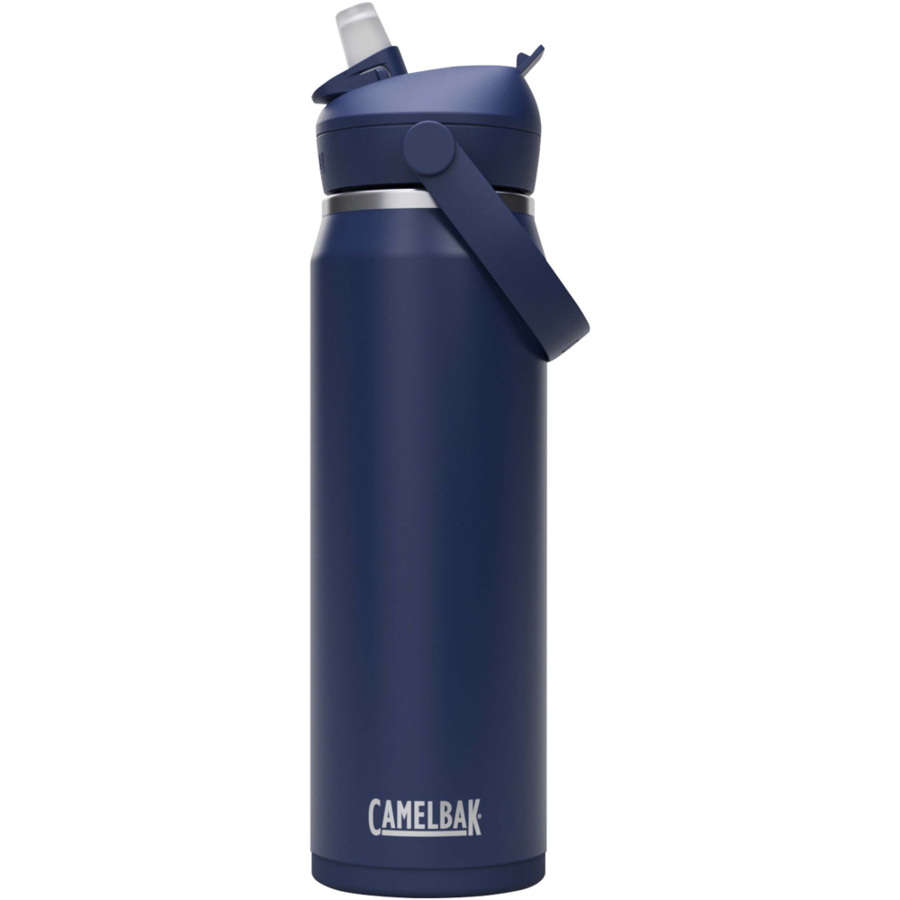 Логотрейд pекламные продукты картинка: Бутылка для воды Camelbak® Thrive Flip VSS объемом 750 мл из нержавеющей стали с вакуумной изоляцией и откидной трубочкой