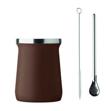 Логотрейд pекламные cувениры картинка: Yerba mate tea cup