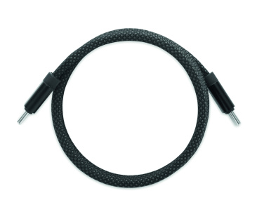 Лого трейд pекламные cувениры фото: Braided magnetic cable in RPET