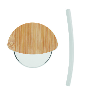 Логотрейд pекламные подарки картинка: Round bamboo pizza cutter
