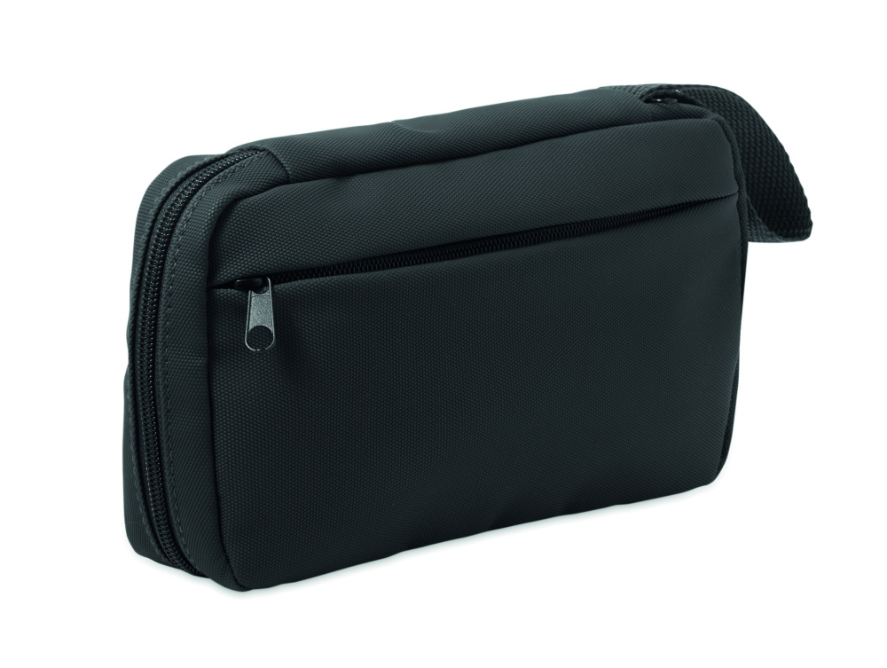 Лого трейд pекламные продукты фото: Toiletry bag 600D RPET