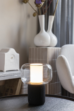 Логотрейд pекламные подарки картинка: Лампа-подсветка Lux RCS из переработанного пластика, 10 Вт.