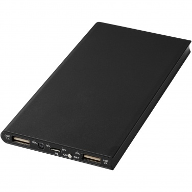 Logotrade presentreklam bild: Plate 8 000 mAh powerbank i aluminium