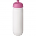 HydroFlex™ 750 ml klämbar sportflaska, Magenta/vit