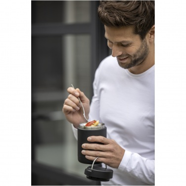 Logotrade presentreklam bild: Doveron 500 ml matlåda i isolerad, återvunnen rostfri stål