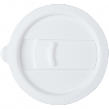 Logotrade kampanjprodukter bild: Java keramisk termos med silikonfolie och plastlock, 330 ml