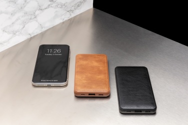 Logotrade profilreklam bild: Tusca 10.000 mAh PU powerbank