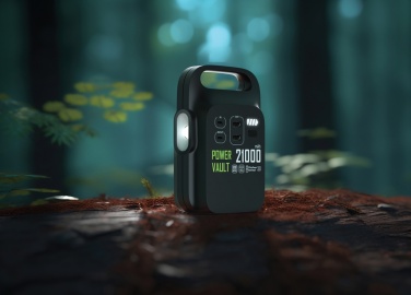 Logotrade profilprodukter bild: Power Vault 21.000 mAh bärbar kraftstation RCS rplast