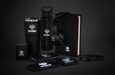 Logotrade kampanjprodukter bild: Light up logga trådlös högtalare