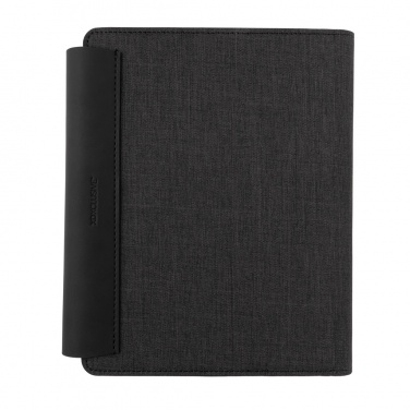 Logotrade profilreklam bild: Fiko A5 portfolio med trådlös laddning och powerbank