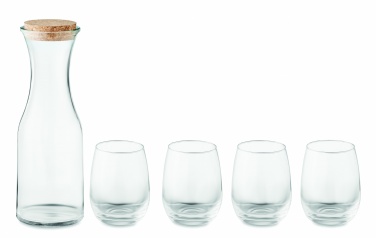 Logotrade kampanjprodukter bild: Dryckesset i återvunnet glas