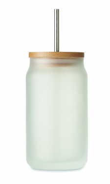 Logotrade kampanjprodukter bild: Glas med lock 400ml