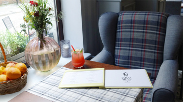 Logotrade reklamprodukter bild: Menyomslag 1085119