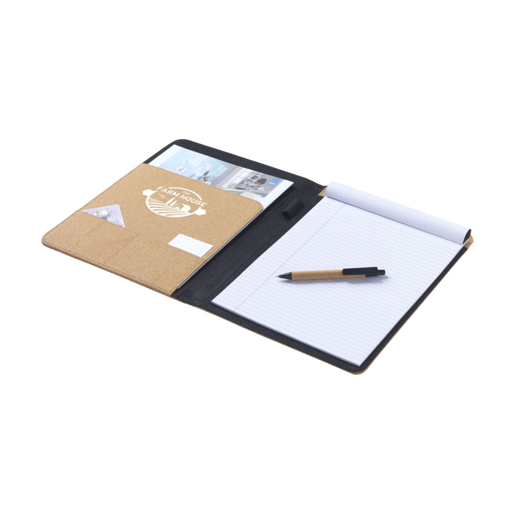 Logotrade kampanjprodukter bild: Eco Conference Cork A4 dokumentmapp