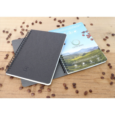 Logotrade profilprodukter bild: Kaffepapper Notebook Wire-O A5