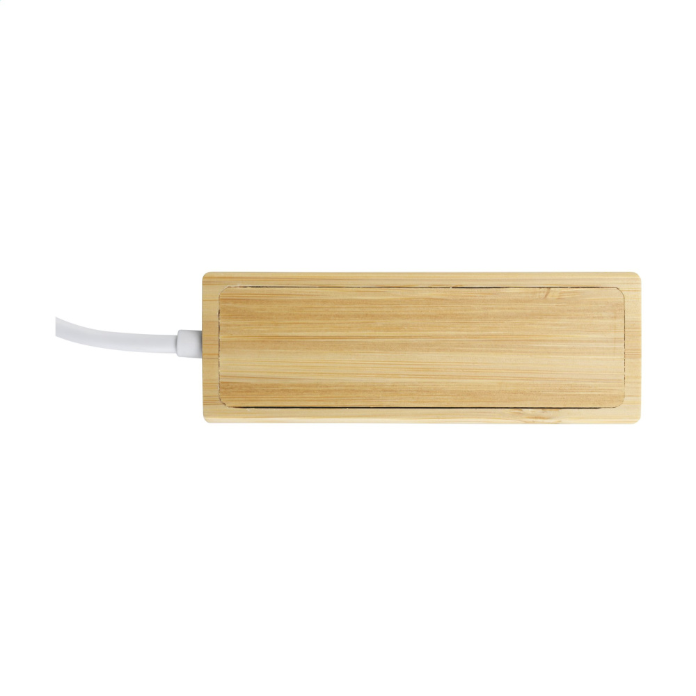 Logotrade profilreklam bild: Bambu USB-hubb