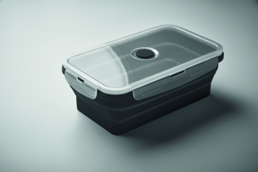 Logotrade reklamprodukter bild: Hopvikbar lunchlåda i silikon