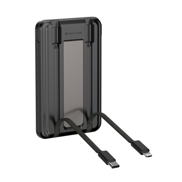 Logotrade kampanjprodukter bild: Urban Vitamin Redwood 5in1 5000mah 20WPD magnetisk powerbank