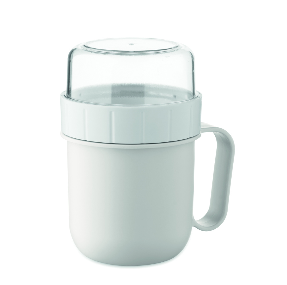 Logotrade reklamprodukter bild: On the go-mugg i PP 450 ml