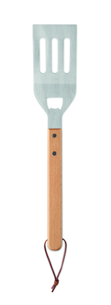 Logotrade presentreklam bild: Grillspade i bokträ