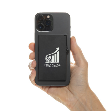 Logotrade kampanjprodukter bild: Standard aluminium RFID magnetiskt kortfodral för mobil