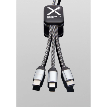 Logotrade presentreklam bild: SCX.design C33 Type-C-laddningssladd på 60 W med dubbelupplyst logotyp